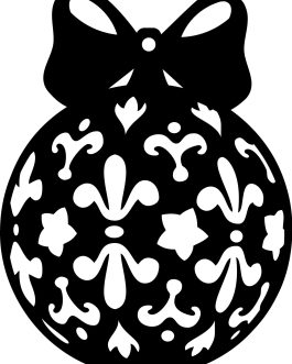 Boule de Noel – Fleur de lys